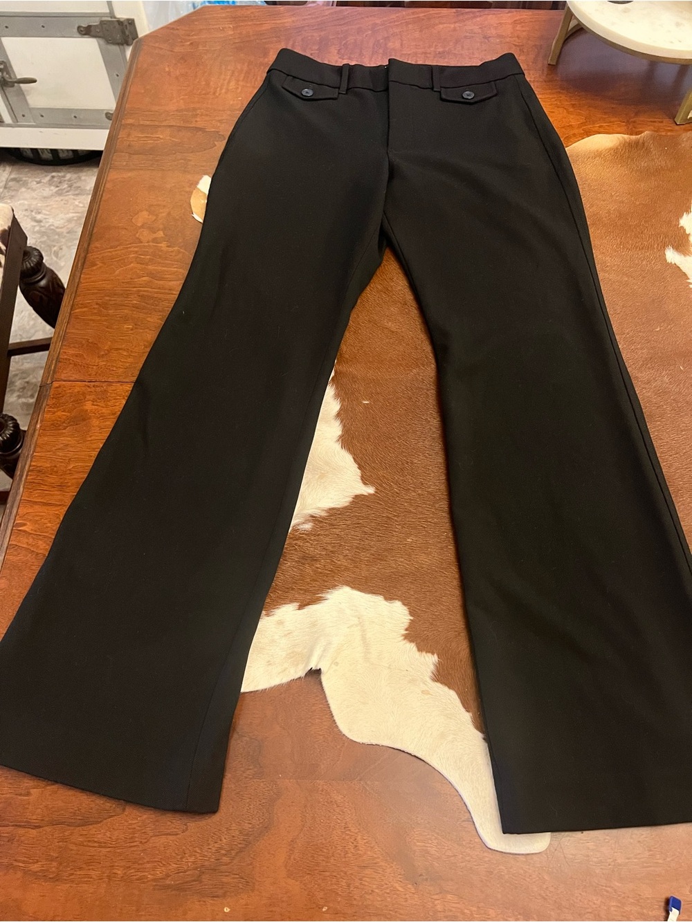 GAP Black Boot-Cut Wide Leg Pants